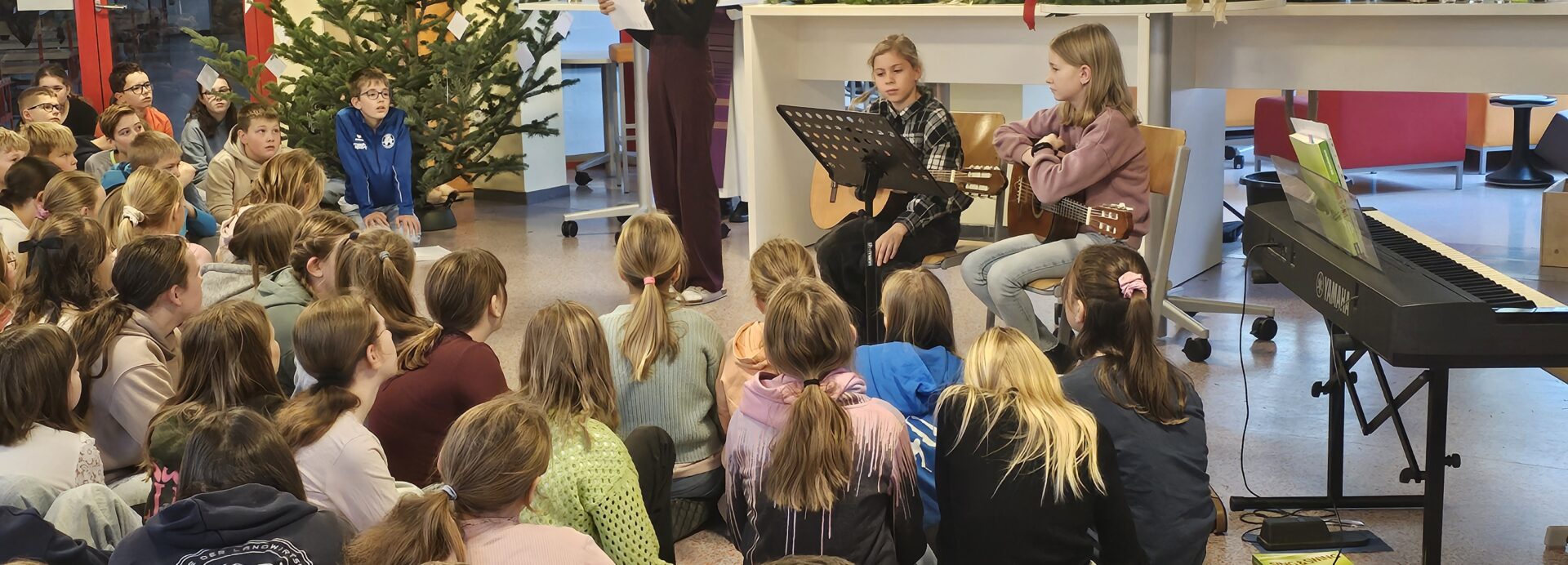 Auch die Adventzeit wird in der Europaschule gefeiert, zelebriert und gelebt…